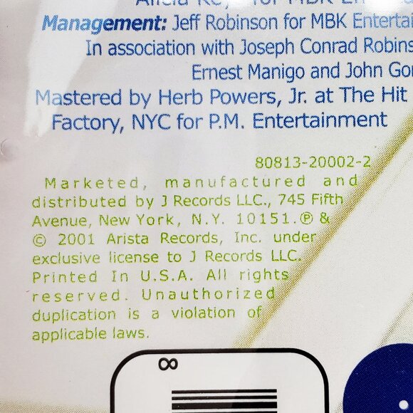 Alicia Keys Songs In A Minor CD 2001 Neo Soul Hype Sticker Sealed - Picture 5 of 9